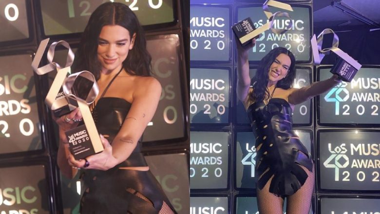 Dua Lipa e pathyeshme, fiton dy çmime të rëndësishme në LOS40 Music Awards 2020