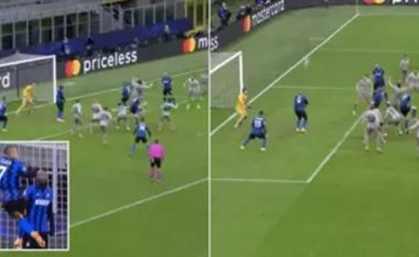 Momenti kur Lukaku ‘mohon kualifikimin’ e Interit duke bllokuar goditjen e Sanchezit