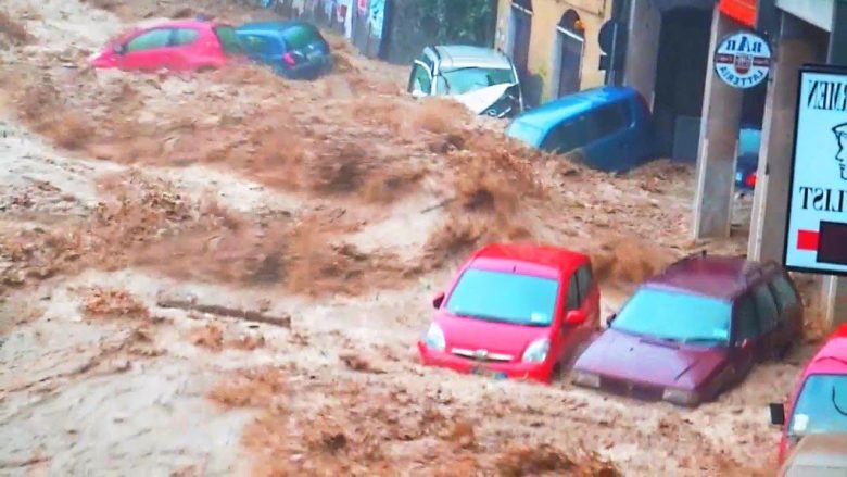 Moti i lig në Itali – një i vdekur, rrëshqitje dheu, ortekë, shi i rrëmbyeshëm dhe lumenj “të tërbuar”