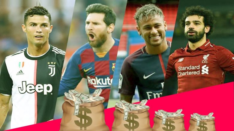 Lojtarët më të paguar në botë në futboll për vitin 2020: Messi triumfon, Mbappe vazhdon të ngrihet