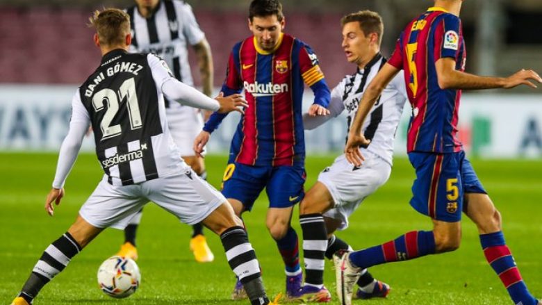 Super goli i Messit ia fitoi Barcelonës tri pikë përballë Levantes