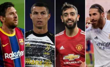 ESPN emëron listat me nga pesë futbollistët më të mirë në çdo pozicion gjatë vitit 2020 – Messi mposht Ronaldon në sulm