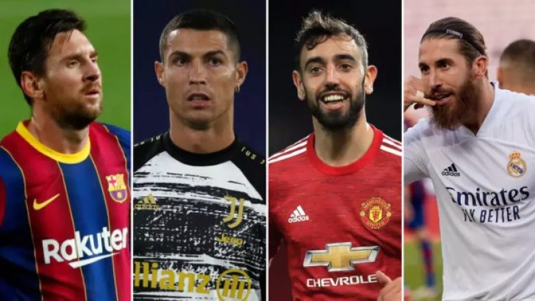 ESPN emëron listat me nga pesë futbollistët më të mirë në çdo pozicion gjatë vitit 2020 – Messi mposht Ronaldon në sulm