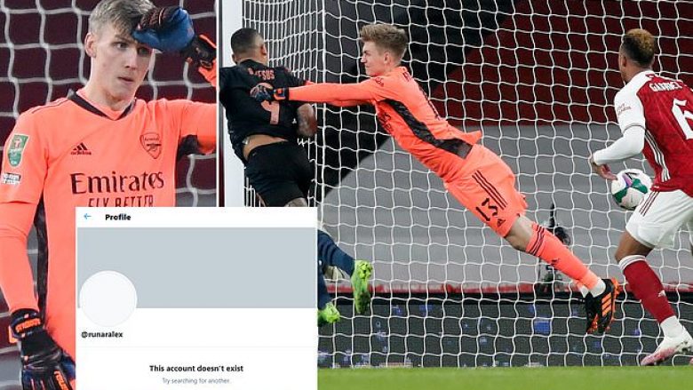 Portieri i Arsenalit detyrohet ta fshijë llogarinë në Twitter pas fyerjes që pranoi nga tifozët e The Gunners