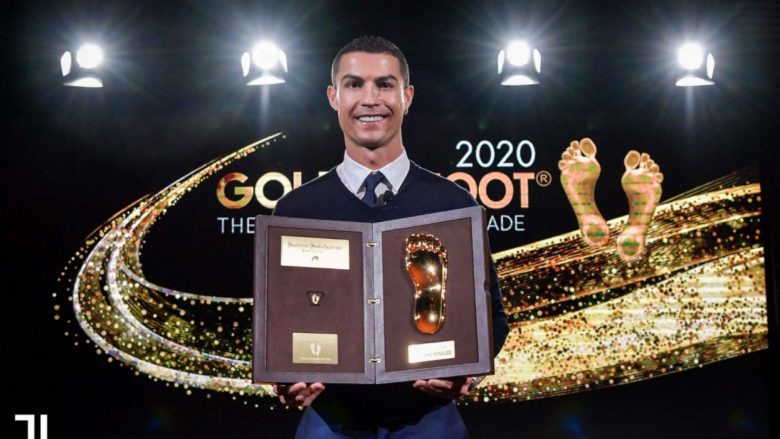 Cristiano Ronaldo pranon çmimin ‘Këmba e Artë’