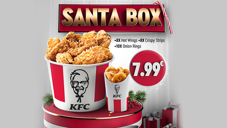 Santa Box në KFC Kosova – kurseni më shumë se 2 euro me ofertën e re!