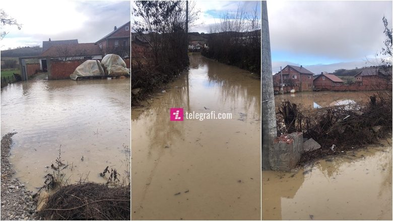 Vërshime në fshatin Shtaricë të Klinës