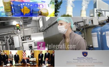 Heqja e tarifës 100 për qind, marrëveshja e Washingtonit, skandali i 2.1 milionë eurove, miratimi i i Ligjit të Rimëkëmbjes dhe dështimi i projektit të termocentralit ‘Kosova e Re’ – disa nga ngjarjet që karakterizuan vitin 2020 në ekonomi