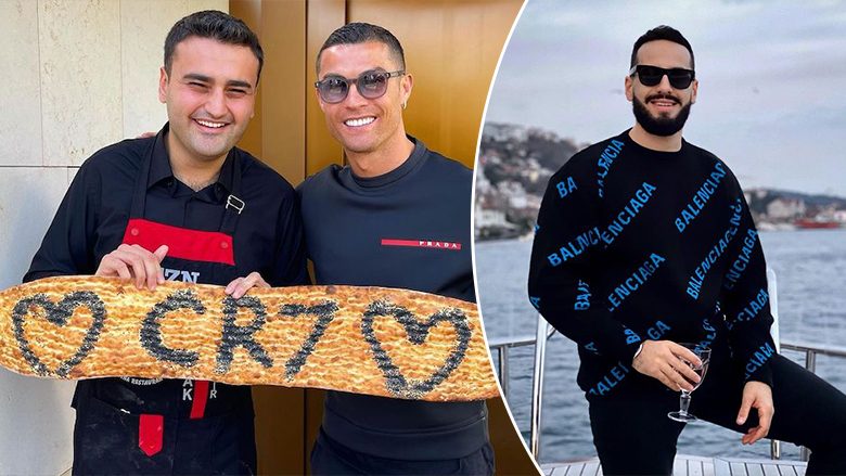 Videoja virale e takimit të Cristiano Ronaldos me kuzhinierin turk Burak Ozdemir, prezantohet me këngën e Capital T në TikTok