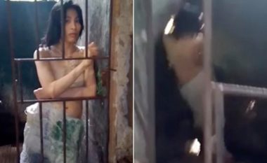 Për shkak të problemeve mendore, familjarët detyrohen ta fusin në kafaz 29-vjeçaren – filipinasja ëndërronte që një ditë të bëhet modele