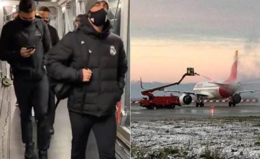 Lojtarët e Real Madridit mbetet të bllokuar për pesë orë në aeroport shkaku i borës