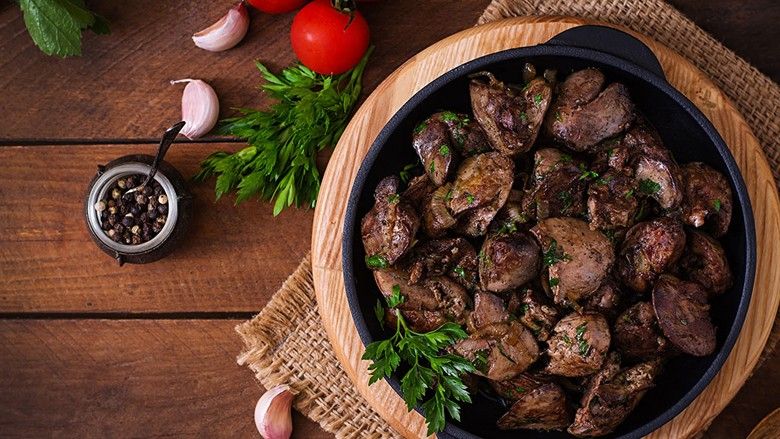 From high amounts of vitamins to cancer patients Eat chicken liver and