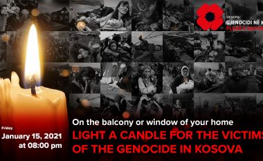 Në përkujtim të gjenocidit ndaj shqiptarëve sot ndizen qirinj nëpër ballkone