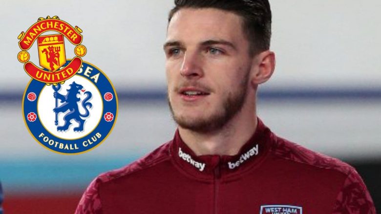 Declan Rice raportohet se ka refuzuar transferimin te Manchester United