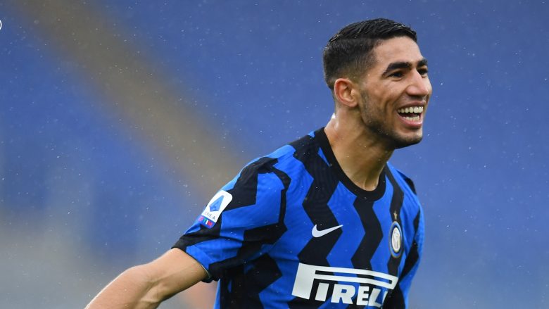 Mbrojtësit e Interit me më së shumti gola nga tripleta, Hakimi si Maicon