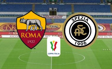 Roma kërkon çerekfinalen e Kupës së Italisë përballë Spezias, dy shqiptarë në fushë nga minuta e parë