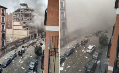 Shpërthim i fuqishëm në Madrid të Spanjës, dëshmitarët publikojnë pamjet nga vendi i ngjarjes