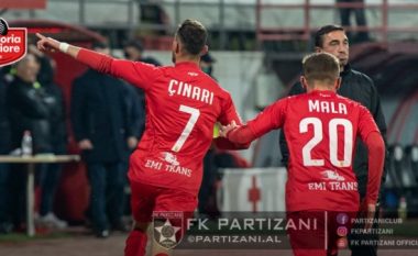 Partizani fiton derbin e Tiranës, vendos goli i Çinarit