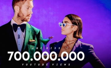 Kënga “One Kiss” e Dua Lipës dhe Calvin Harris arrin 700 milionë shikime në YouTube
