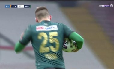 Sulmuesi i Kosovës, Veton Tusha i shënon gol Galatasarayt në debutimin e tij me Denizlisporin