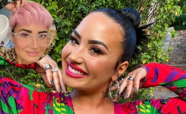 Demi Lovato freskon me ngjyrë të re prerjen ikonike të flokëve