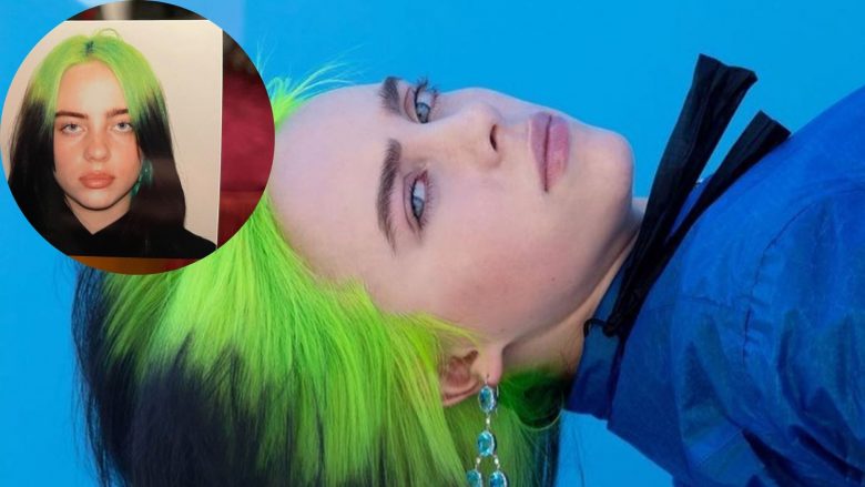 Billie Eilish poston fotografi me buzë super të nënvizuara