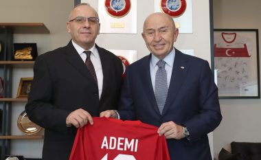Kryetari i FFK-së, Agim Ademi u takua me presidentin Ozdemir – nënshkruhet Memorandumi i Bashkëpunimit me Federatën e Futbollit të Turqisë