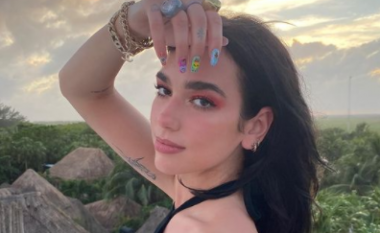 Dua Lipa shfaqet vetëm me sytjena në imazhet e reja