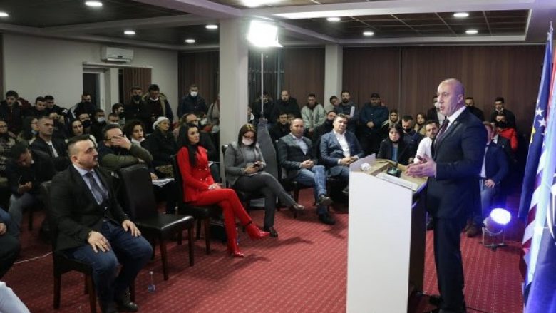 ​Haradinaj në Drenas flet për bashkimin me Shqipërinë