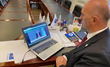 Kreu i KOK-ut mori pjesë në video-konferencën me presidentin e KON-it