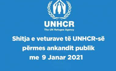 UNHCR me 9 janar bën shitjen e veturave të veta përmes ankandit publik