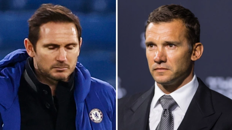 Shevchenko është favoritë për të zëvendësuar Lampardin si trajner i Chelseat