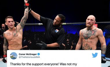 Conor McGregor reagon edhe në rrjetet sociale pas humbjes nga Poirier