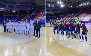 Mbyllet pjesa e parë, Barcelona 5-1 Prishtina: Dervishaj shënoi për prishtinasit