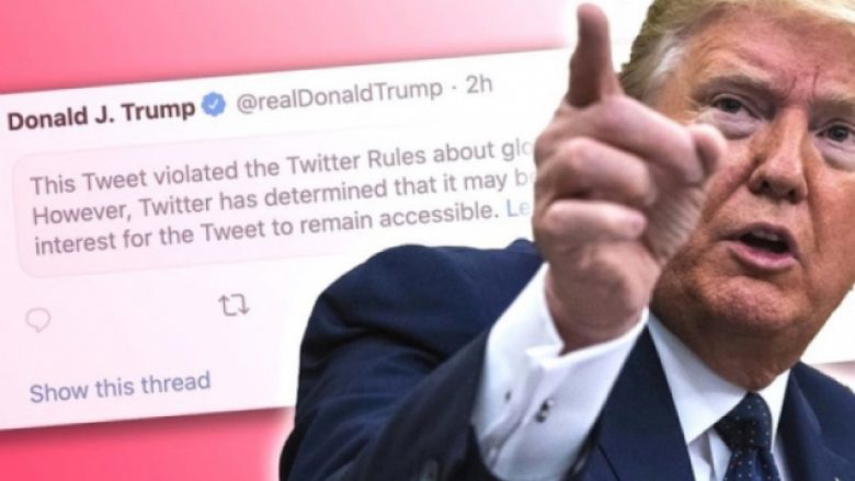 Twitter ia bllokon për 12 orë llogarinë e Donald Trumpit, bllokim edhe nga Facebook