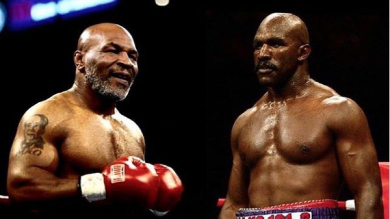 Evander Holyfield paralajmëron Mike Tysonin në trilogjinë e konfirmuar