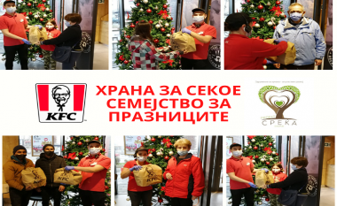 KFC Maqedoni i festoi festat me aksion humanitar