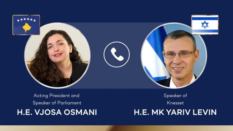Pas zyrtarizmit të marrëdhënieve diplomatike, Osmani zhvilloi bisedë telefonike me kryetarin e Kuvendit të Izraelit