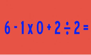 Kjo detyrë e thjeshtë matematikore u ka krijuar problemeve njerëzve: E dini cila është zgjidhja?