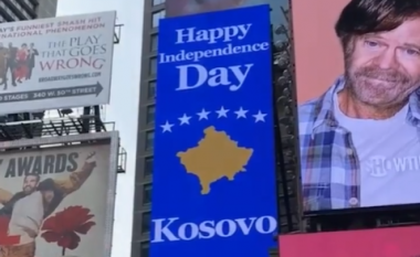 Pavarësia e Kosovës urohet edhe në Sheshin “Times Square” të New Yorkut