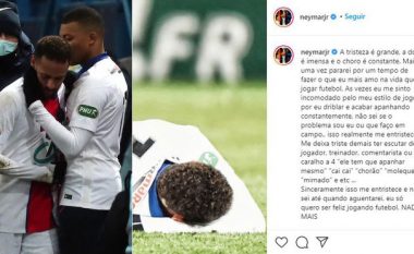 Neymar me mesazh prekës pas lëndimit: Dua vetëm të luaj futboll