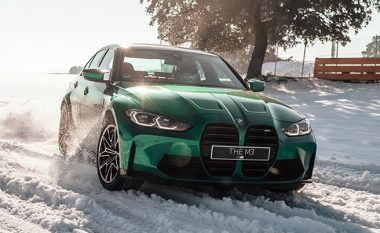 BMW M3 është gjithashtu një zgjedhje e shkëlqyer për dëborë