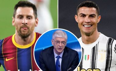 Arsene Wenger thotë se Lionel Messi dhe Cristiano Ronaldo kanë nevojë për bashkëlojtarë më të mirë