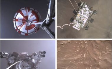 Si kurrë më parë, NASA publikoi pamjet e uljes së anijes kozmike në Mars