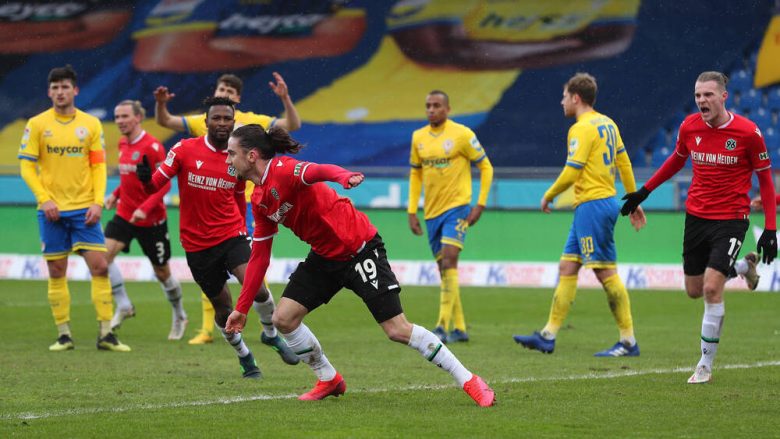 Valmir Sylejmani shënon gol të bukur dhe ia siguron tri pikët Hannoverit
