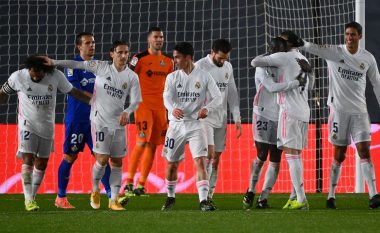 Real Madridi sigurt ndaj Getafes, kthehet në pozitën e dytë në La Liga
