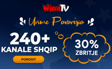 Me rastin e pavarësisë së Kosovës, NimiTV sjell 30% zbritje