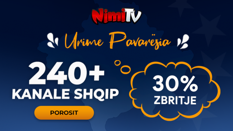 Me rastin e pavarësisë së Kosovës, NimiTV sjell 30% zbritje