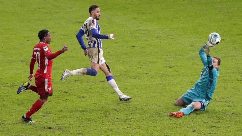 Hertha Berlin 0-1 Bayern Munich, notat e lojtarëve: Neuer më i miri në fushë