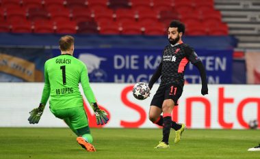 Liverpooli fitore solide si mysafir i RB Leipzig, Salah e Mane vendimtarë